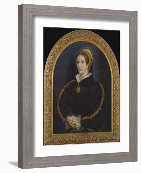 Portrait of a Lady, Identified as Catherine Howard-Hans Holbein the Younger-Framed Giclee Print