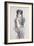 Portrait of a Lady, possibly Madam Van Cleef (nee Lopez Penna Hebe)-Paul Cesar Helleu-Framed Giclee Print