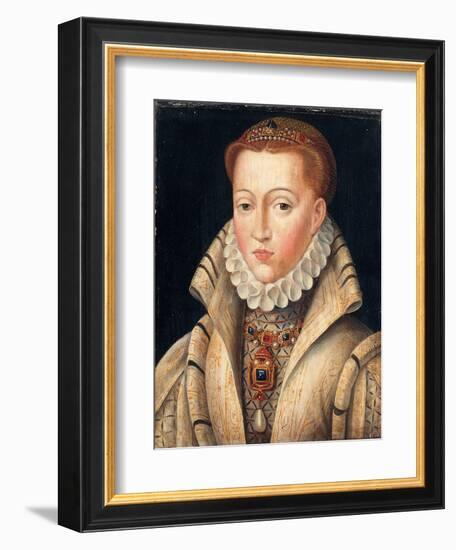 Portrait of a Lady, Previously Identified as Lady Jane Grey-Francois Clouet-Framed Giclee Print