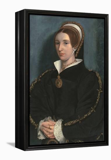 Portrait of a Lady, Thought to Be Catherine Howard-Hans Holbein the Younger-Framed Premier Image Canvas