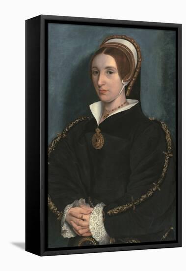 Portrait of a Lady, Thought to Be Catherine Howard-Hans Holbein the Younger-Framed Premier Image Canvas