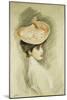 Portrait of a Lady, Thought to Be Madame Helleu-Paul Cesar Helleu-Mounted Giclee Print