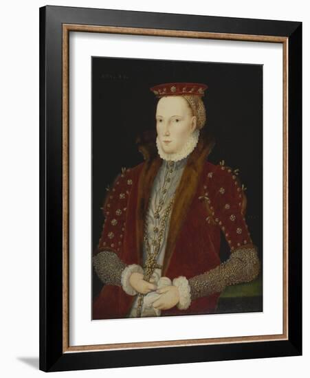 Portrait of a Lady, thought to be Queen Elizabeth I, 1563-Unknown Artist-Framed Giclee Print