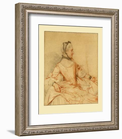 Portrait of a Lady-Jean-Etienne Liotard-Framed Collectable Print