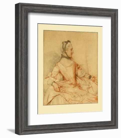 Portrait of a Lady-Jean-Etienne Liotard-Framed Collectable Print