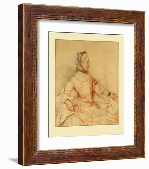 Portrait of a Lady-Jean-Etienne Liotard-Framed Collectable Print