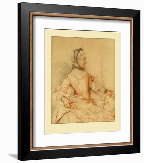 Portrait of a Lady-Jean-Etienne Liotard-Framed Collectable Print