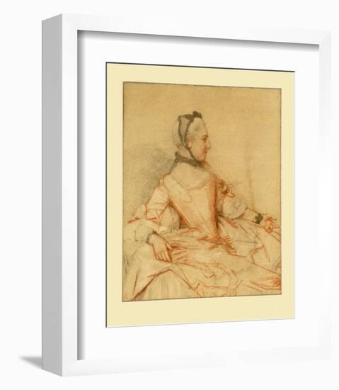 Portrait of a Lady-Jean-Etienne Liotard-Framed Collectable Print