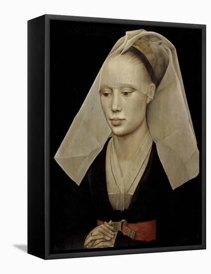 Portrait of a Lady-Rogier van der Weyden-Framed Premier Image Canvas