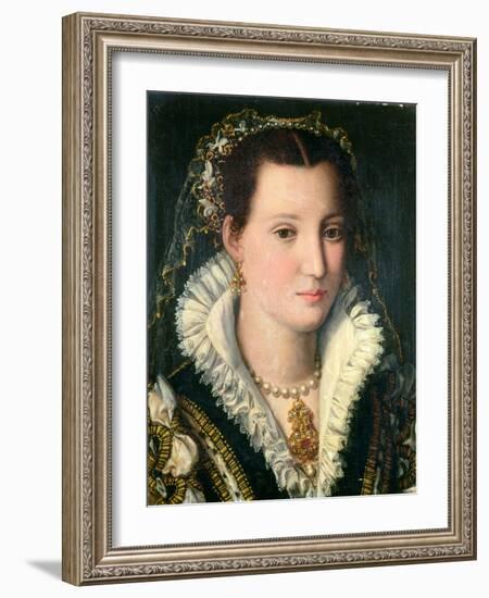 Portrait of a Lady-Alessandro Allori-Framed Giclee Print