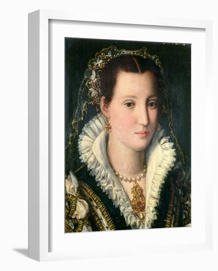 Portrait of a Lady-Alessandro Allori-Framed Giclee Print