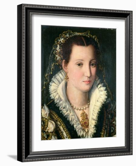 Portrait of a Lady-Alessandro Allori-Framed Giclee Print