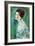 Portrait of a Lady-Gustav Klimt-Framed Art Print