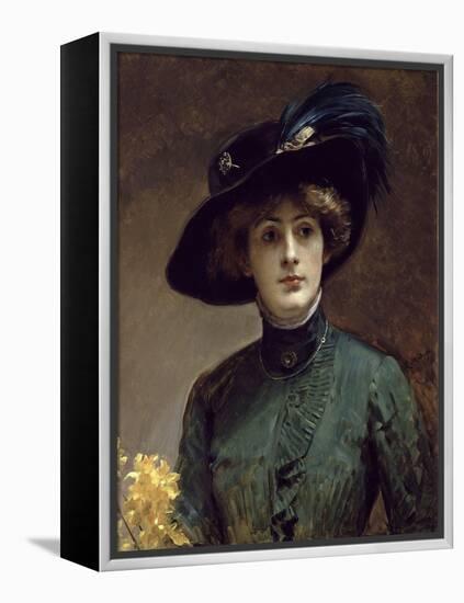 Portrait of a Lady-Raimundo Madrazo-Framed Premier Image Canvas