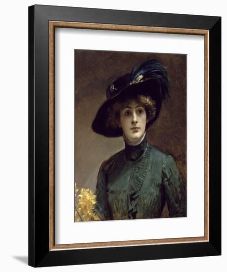 Portrait of a Lady-Raimundo Madrazo-Framed Giclee Print