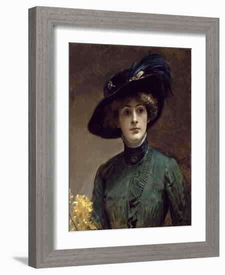 Portrait of a Lady-Raimundo Madrazo-Framed Giclee Print
