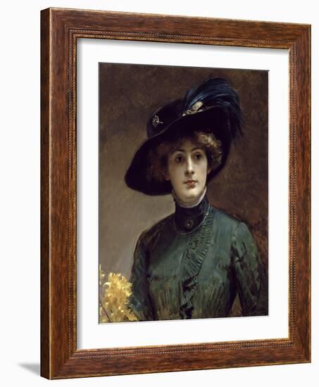 Portrait of a Lady-Raimundo Madrazo-Framed Giclee Print