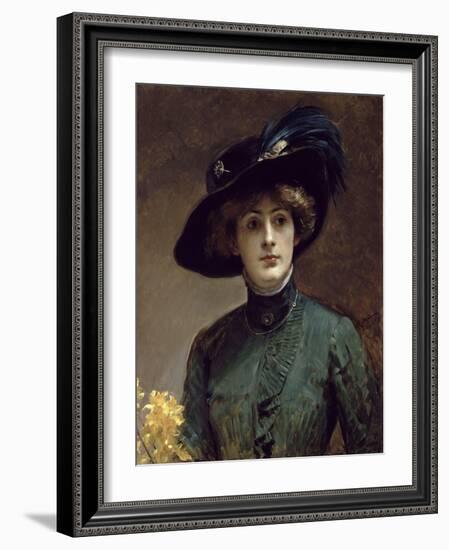 Portrait of a Lady-Raimundo Madrazo-Framed Giclee Print