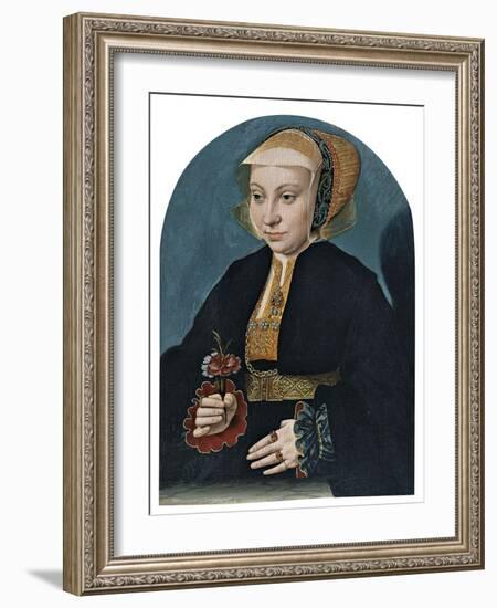 Portrait of a Lady-Bartholomaeus Bruyn-Framed Giclee Print