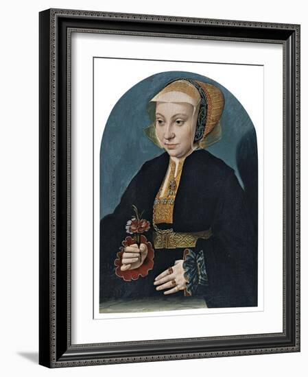 Portrait of a Lady-Bartholomaeus Bruyn-Framed Giclee Print