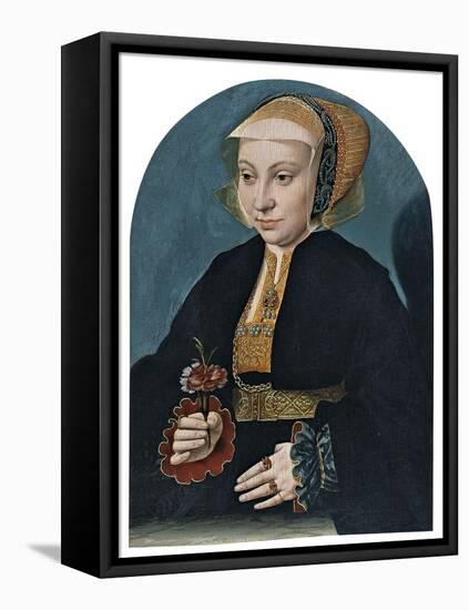 Portrait of a Lady-Bartholomaeus Bruyn-Framed Premier Image Canvas