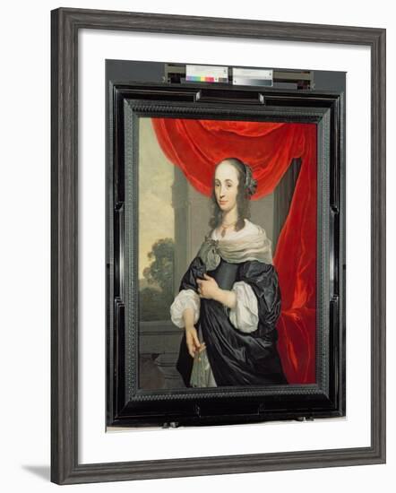 Portrait of a Lady-Louis-Michel van Loo-Framed Giclee Print