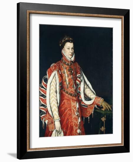 Portrait of a Lady-Alonso Sanchez Coello-Framed Giclee Print