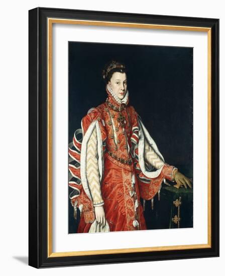 Portrait of a Lady-Alonso Sanchez Coello-Framed Giclee Print