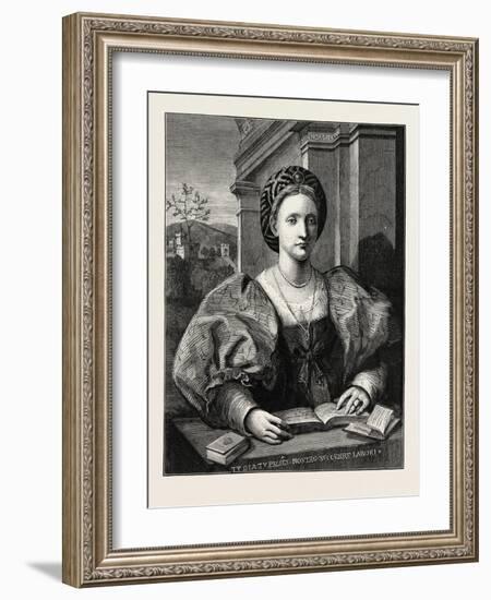 Portrait of a Lady-Andrea del Sarto-Framed Giclee Print