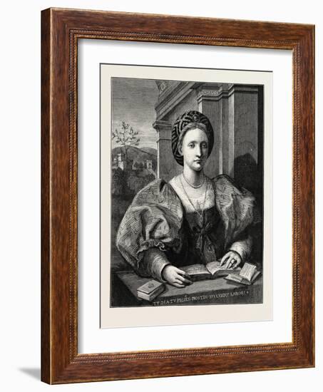 Portrait of a Lady-Andrea del Sarto-Framed Giclee Print