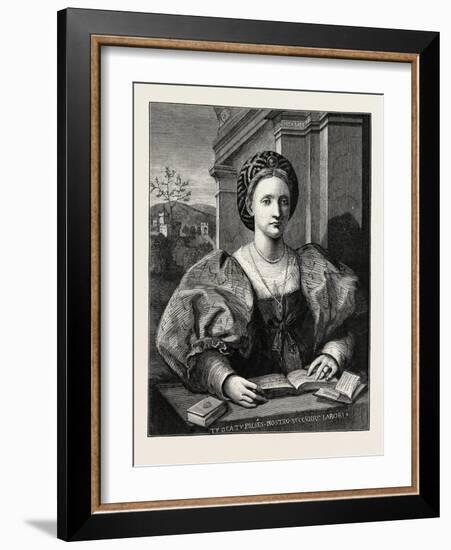 Portrait of a Lady-Andrea del Sarto-Framed Giclee Print