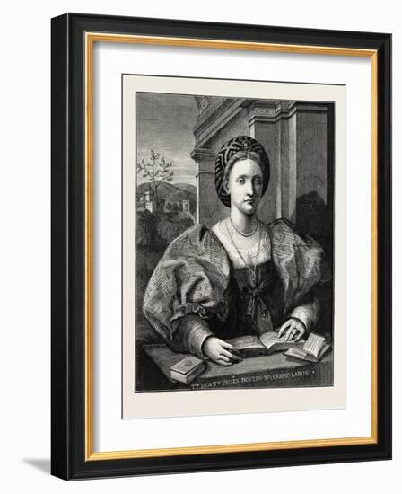 Portrait of a Lady-Andrea del Sarto-Framed Giclee Print