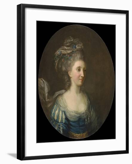 Portrait of a Lady-Thomas Hickey-Framed Giclee Print