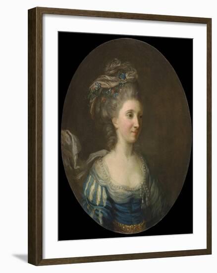 Portrait of a Lady-Thomas Hickey-Framed Giclee Print