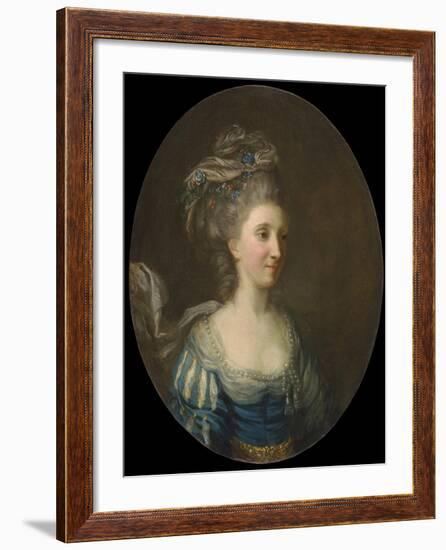 Portrait of a Lady-Thomas Hickey-Framed Giclee Print