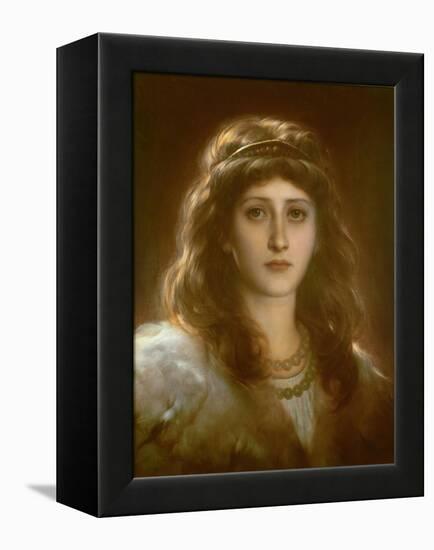 Portrait of a Lady-Frank Bernard Dicksee-Framed Premier Image Canvas