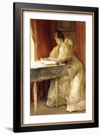 Portrait of a Lady-Julius Leblanc Stewart-Framed Giclee Print