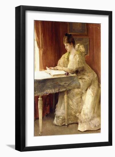 Portrait of a Lady-Julius Leblanc Stewart-Framed Giclee Print