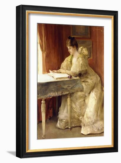 Portrait of a Lady-Julius Leblanc Stewart-Framed Giclee Print
