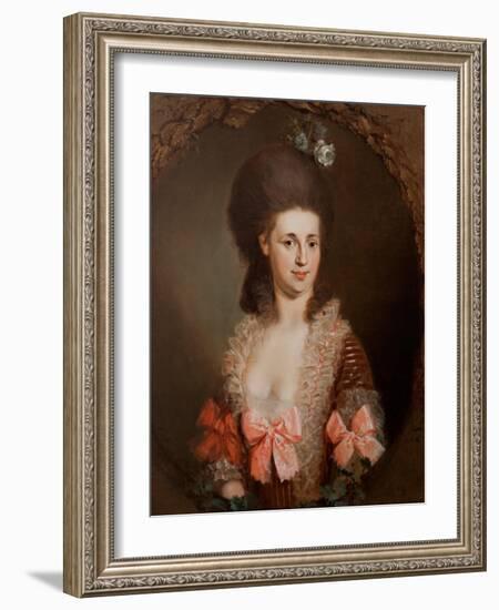 Portrait of a Lady-Anton Graff-Framed Giclee Print