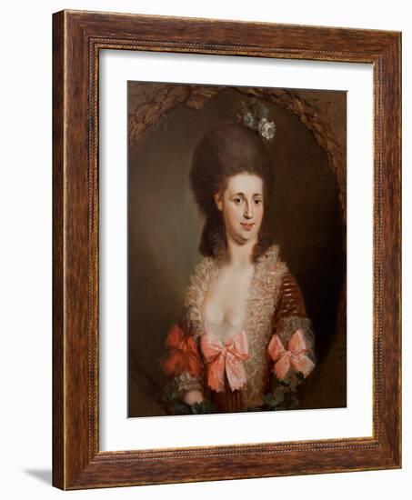 Portrait of a Lady-Anton Graff-Framed Giclee Print