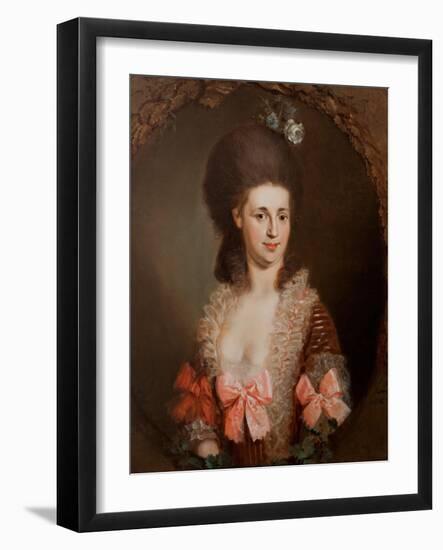 Portrait of a Lady-Anton Graff-Framed Giclee Print