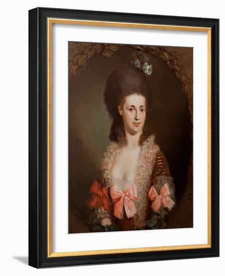 Portrait of a Lady-Anton Graff-Framed Giclee Print