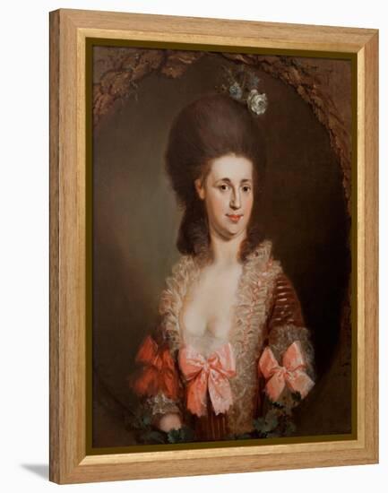 Portrait of a Lady-Anton Graff-Framed Premier Image Canvas