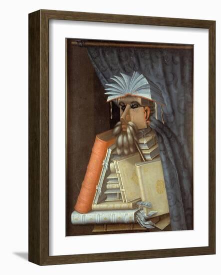 Portrait of a Librarian, c.1566-Giuseppe Arcimboldo-Framed Giclee Print