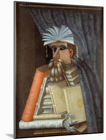 Portrait of a Librarian, c.1566-Giuseppe Arcimboldo-Mounted Giclee Print