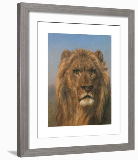 Portrait of a Lion - Prado-Rosa Bonheur-Framed Premium Giclee Print