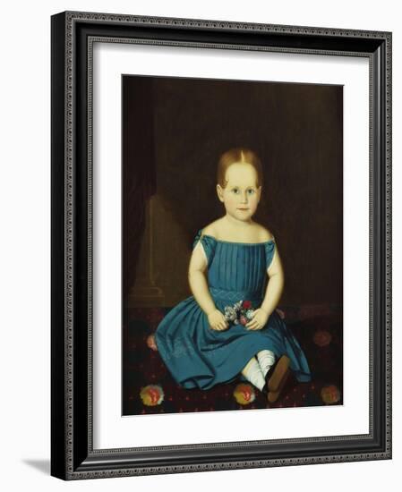 Portrait of a Little Girl-Dirk Van Erp-Framed Giclee Print