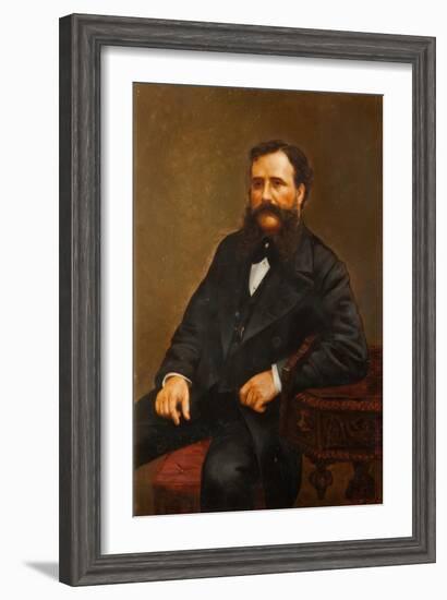 Portrait of a Local Man-null-Framed Giclee Print