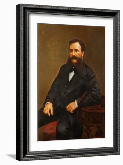 Portrait of a Local Man-null-Framed Giclee Print